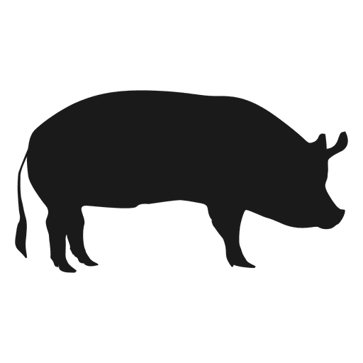 Schweineschattenbild 1 PNG-Design