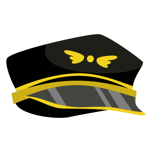 Pilot hat cartoon PNG Design