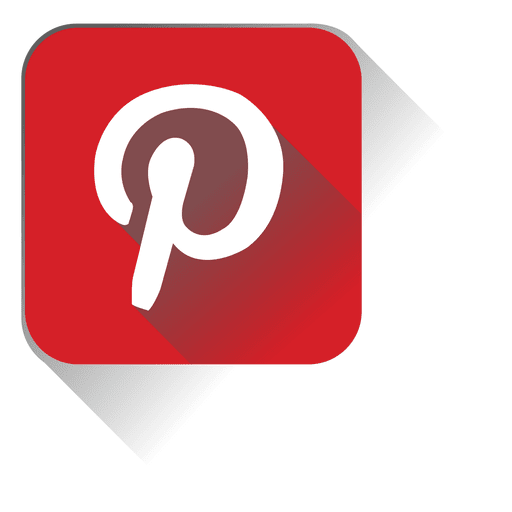 Quadratisches Pinterest-Symbol PNG-Design