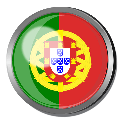 Insignia de la bandera de portugal Diseño PNG