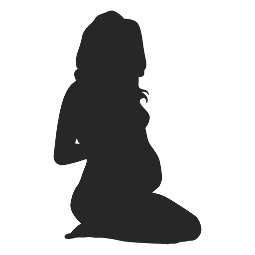 señora embarazada sentada 4 descargar png svg transparente