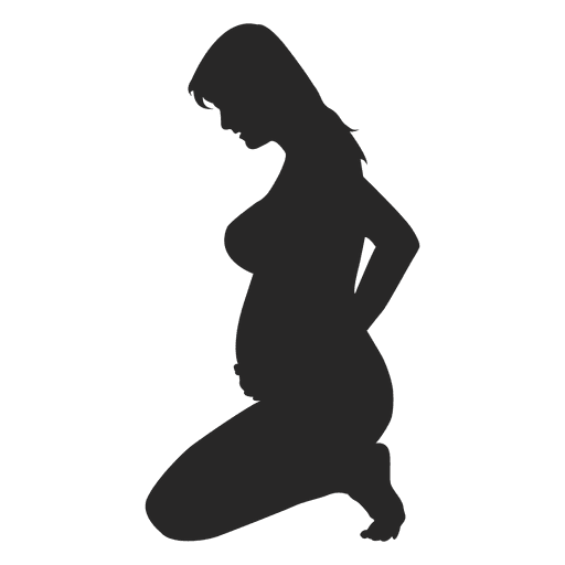 Download Pregnant lady sitting 5 - Transparent PNG & SVG vector file