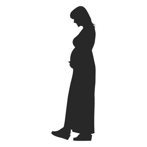 Mulher grávida caminhando 5 Desenho PNG