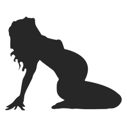 Mulher grávida sentada 6 Desenho PNG