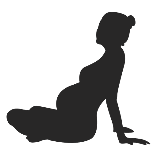 Schwangere sitzen 7 PNG-Design