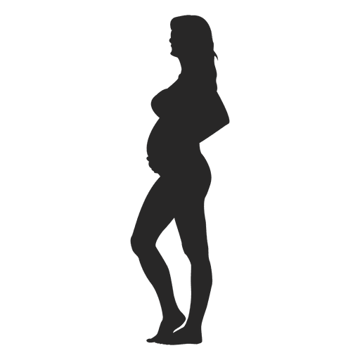 Download Pregnant woman standing 6 - Transparent PNG & SVG vector file