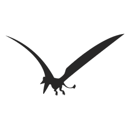 Flugsaurier Silhouette 1 PNG-Design