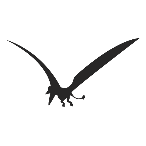 Design PNG E SVG De Silhueta De Dinossauro Pterodáctilo Para Camisetas