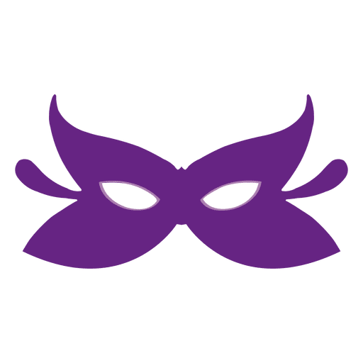 Purple carnival mask PNG Design