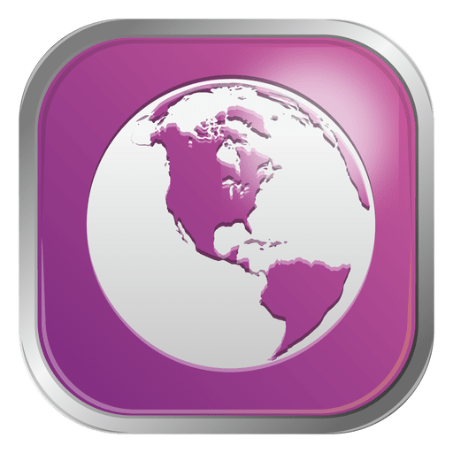 Purple globe icon Transparent PNG Purple globe icon Transparent PNG