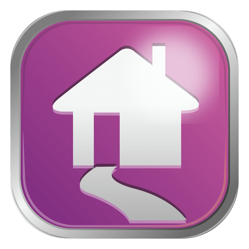 Purple House Icon Transparent Png And Svg Vector File