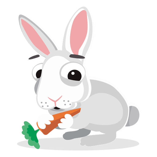 Rabbit cartoon PNG Design
