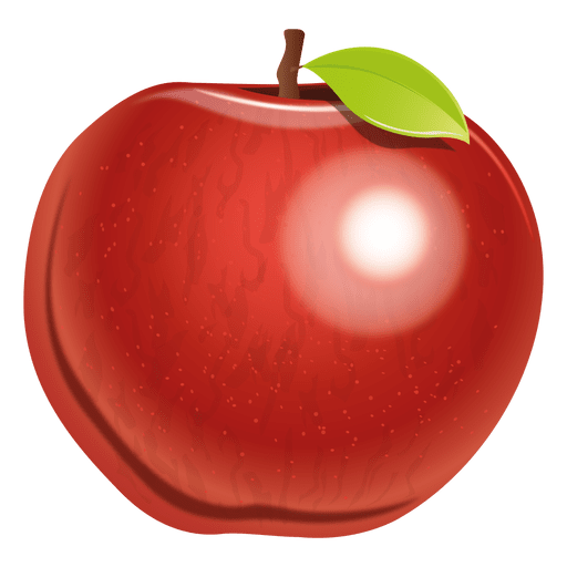 Realistischer Apfel PNG-Design