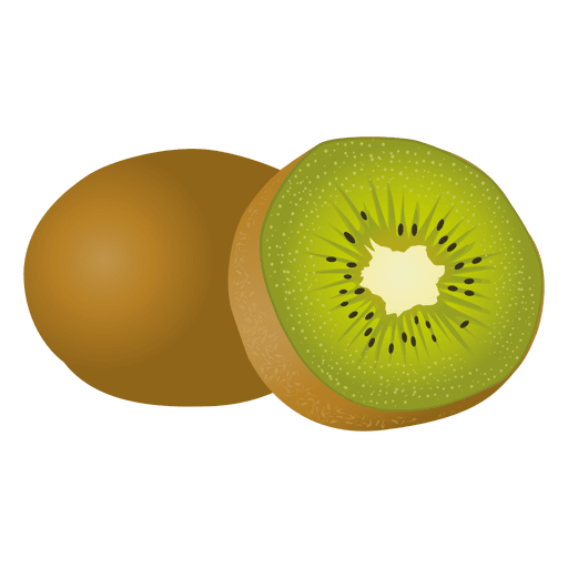 Realistic kiwi - Transparent PNG & SVG vector file