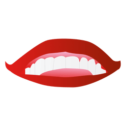 Desenho de lábios de meninas vermelhas Desenho PNG