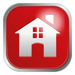 Icono de la casa roja Diseño PNG