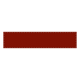 Cinta roja cosida Diseño PNG