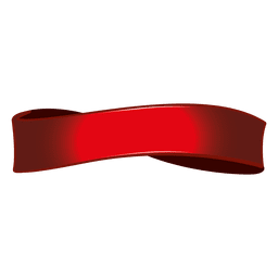 Red twisted ribbon Transparent PNG