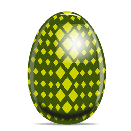 Rhomb pattern easter egg PNG Design