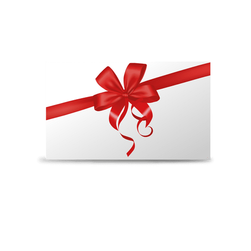 Ribbon greeting card PNG Design