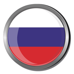 Premium PSD  A flag of russia with the national flag png