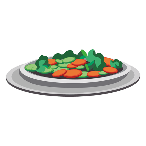 Salat Platte PNG-Design