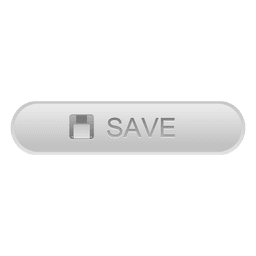 Guardar botón gris Transparent PNG