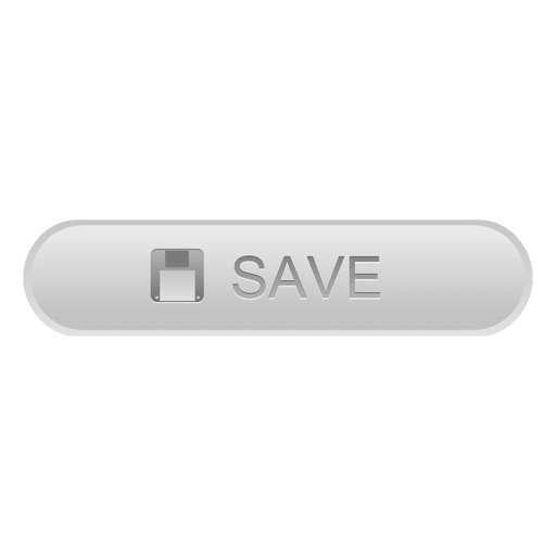 Save grey button PNG Design