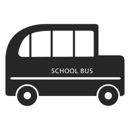Lado do ônibus escolar Desenho PNG