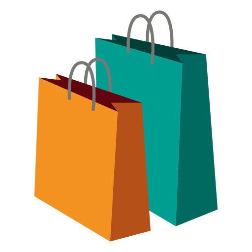 Shopping bags PNG Design