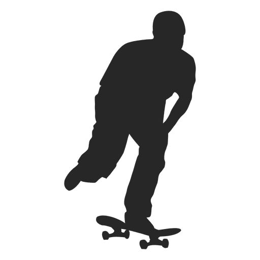 Skateboarding silhouette - Transparent PNG & SVG vector file