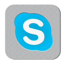 Icono de goma de Skype
