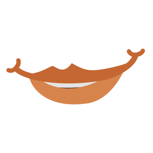 Smiley weibliche Lippen PNG-Design