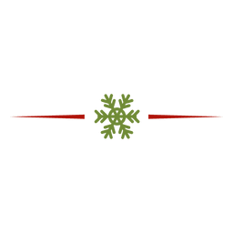 Schneeflocke-Teiler PNG-Design