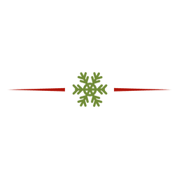 Snowflake divider Transparent PNG