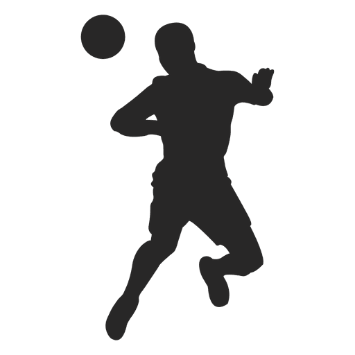 Soccer player hitting ball - Transparent PNG & SVG vector file