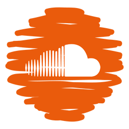 Soundcloud distorted round icon Transparent PNG