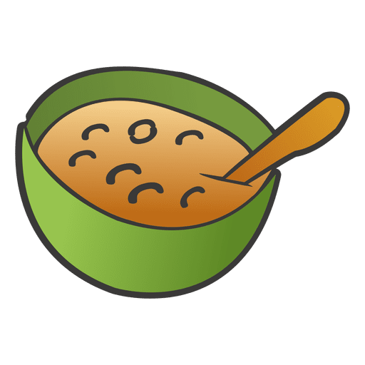 Sopa em uma tigela Desenho PNG