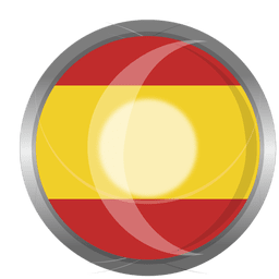 Insignia de la bandera de España Diseño PNG