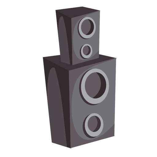 Lautsprecherboxen PNG-Design