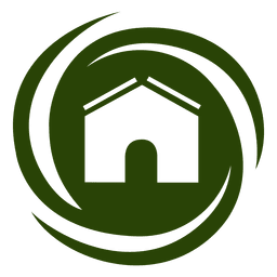 Ícone de casa em espiral Desenho PNG