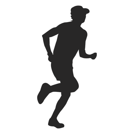 Sportsman jogging - Transparent PNG SVG vector file