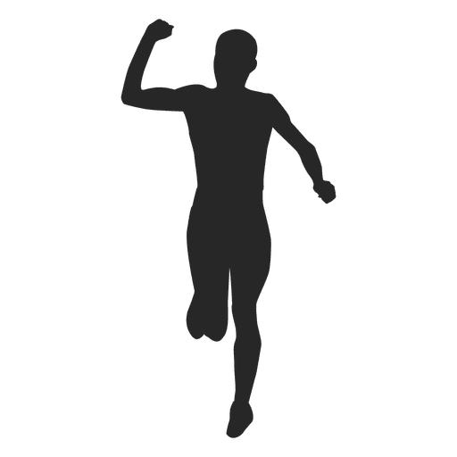 Esportista correndo Desenho PNG