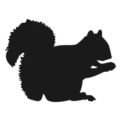 Download Squirrel silhouette - Transparent PNG & SVG vector file