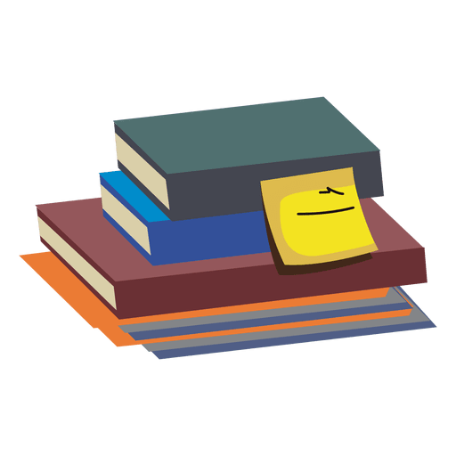 stack of books vector png