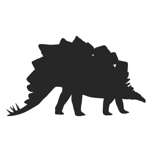 Silhueta de stegosaur Desenho PNG
