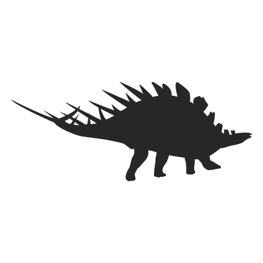 Silueta de stegosaurio 1 Diseño PNG