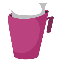 Sugar jug PNG Design