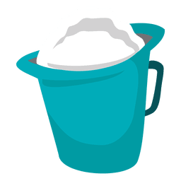 Taza de azúcar Diseño PNG