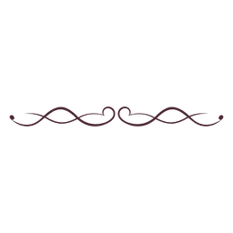 Teiler für wirbelnde Linien 3 PNG-Design